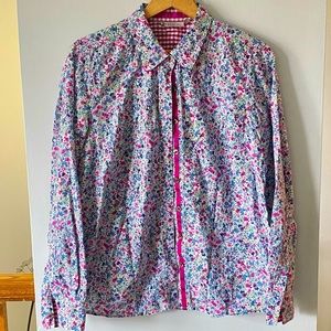 NEXX New York Button Down Floral Shirt Size L